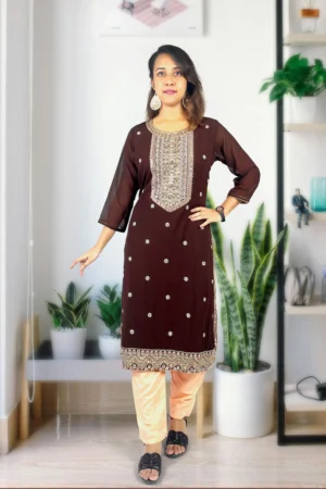 Georgette embroidered salwar 1