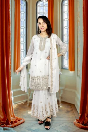 Lightweight Georgette Three-Piece Salwar Kameez